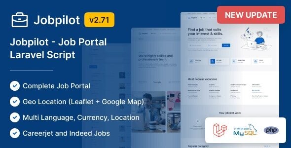 Jobpilot – Job Portal Laravel Script v2.77.17