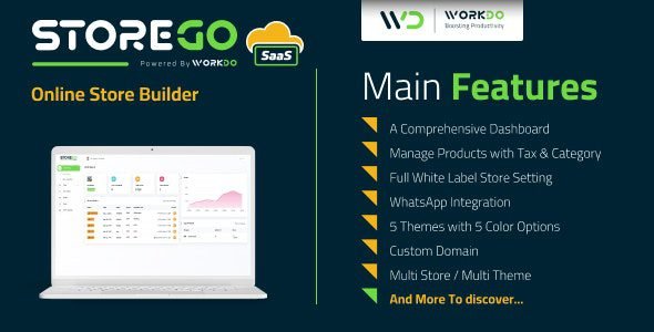 StoreGo SaaS – Online Store Builder v7.1