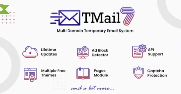 TMail v7.7 – Multi Domain Temporary Email System