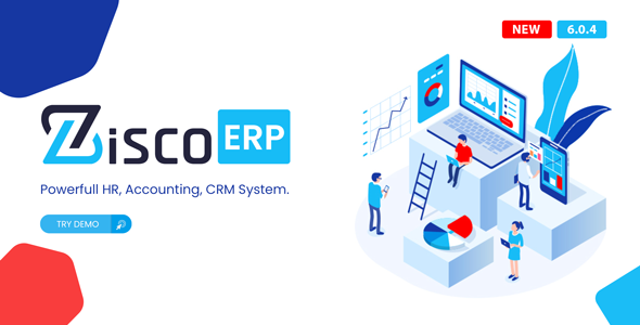 ZiscoERP v6.0.4 – Powerful HR, Accounting, CRM System