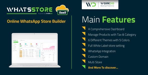 WhatsStore SaaS – Online WhatsApp Store Builder v6.9